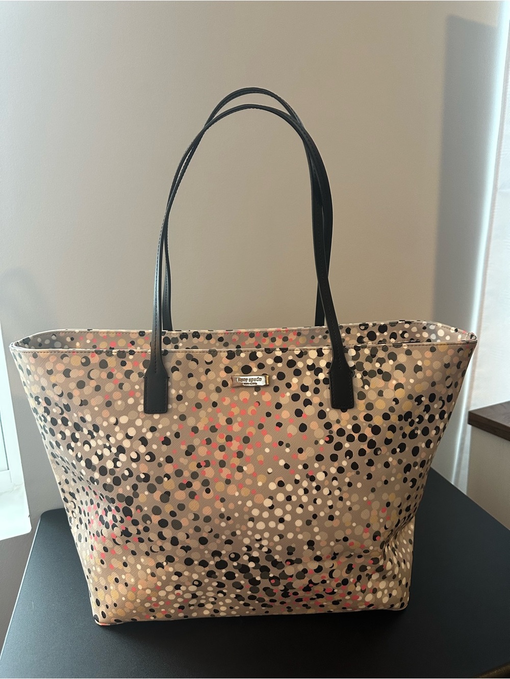 Kate Spade New York Shore Street Soiree Dot Margareta Tote, Grey Multi Colorway